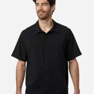 CORE365 Men's UltraUVP Shoreline Short Sleeve Staff Shirt Black