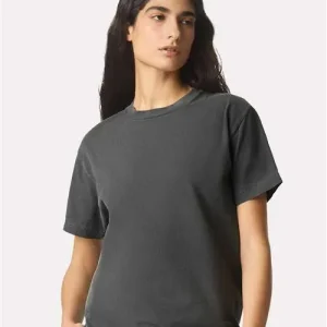 American Apparel Unisex Heavyweight Cotton Garment-Dyed Tee Faded Black