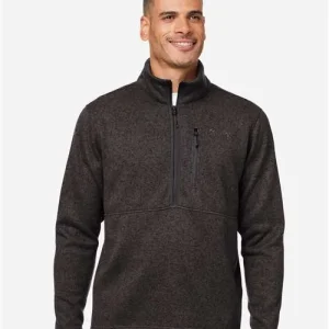 Marmot Men's Drop Line Half-Zip Jacket Black Heather