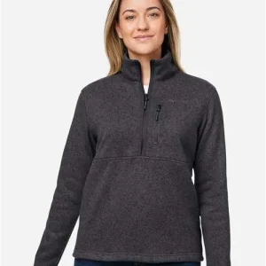 Marmot Women's Drop Line Half-Zip Jacket Black Heather