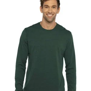 Next Level Unisex Sueded Long Sleeve Tee Black
