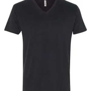 Next Level Unisex Sueded V-Neck Tee Black