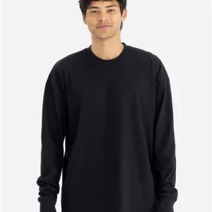 Next Level Unisex Heavyweight Long Sleeve Tee Black