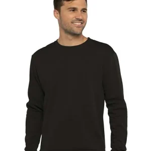 Next Level Unisex Malibu Crewneck Sweatshirt Heather Bay Blue