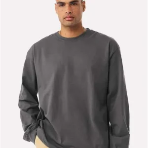 BELLA + CANVAS Unisex 7.5 oz Heavyweight Long Sleeve Tee Asphalt