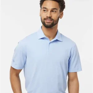 Adidas Men's Blended Polo Blue Dawn Melange